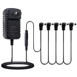 SONICAKE 9V DC 1A Power Supply Adapter for Guitar Effects Pedal with 5 Way Daisy Chain Power Cable