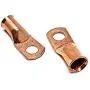10 pcs WNI UL 1/0 Gauge x 3/8 Pure Copper Battery Welding Cable Lug Connector Ring Terminals