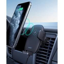 AUKEY Wireless Car Charger 10W Qi Fast Charging Air Vent Car Phone Mount Compatible with iPhone 11/11 Pro/11 Pro Max/XS Max/XS/X/8/8+ Samsung S10/S10+/S9/S9+/S8/S8+/Note and More Title