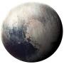HaloVa Mouse Pad, Anti Slip Planet Mouse Mat for Desktops, Computer, PC and Laptops, Customized Round Mouse Pad for Office and Home, Pluto, 8.7 inches