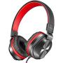 PeohZarr On-Ear Headphones with Microphone, Lightweight Folding Stereo Bass Headphones with 1.5M Tangle Free Cord, Portable Wired Headphones for Smartphone Tablet Laptop Computer MP3/4