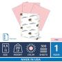 Hammermill Colored Paper, 20 lb Pink Printer Paper, 3 Hole - 1 Ream (500 Sheets) - Made in the USA, Pastel Paper, 102962R