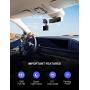 Dash Cam, Crosstour 1080P Dash Camera for Cars 3” LCD Screen Car Camera 170° Wide Angle DVR Recorder with WDR, G-Sensor, Loop Recording and Motion Detection