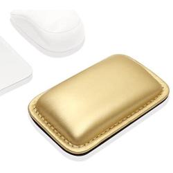 ProElife Office/Home PU Leather Mouse Wrist Rest Support Pad Mat Interior Soft Memory Foam for Magic Mouse Surface Mouse and Most of Wireless Wired Bluetooth Mouse Durable/Non-Slip