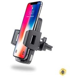Saza Electronics S005 Universal ABS Air Vent Car Phone Holder, On Dashboard GPS Mount - Universal Non Slip Car Cell Phone Holder, for Samsung, iPhone, LG, Nokia, Huawei Smart Phone