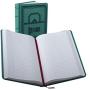 Boorum & Pease 66500R Record/Account Book, Record Rule, Blue, 500 Pages, 12 1/8 x 7 5/8