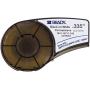 Brady Authentic (M21-187-C-342) PermaSleeve Heat Shrink Tubing for Control Panels, Electrical Panels and Wire Harness Labeling, Black on White material - Designed for BMP21-PLUS and BMP21-LAB Label Printers, .335'' Width, 7 Length