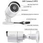 Kingkong Smart 1080P 4CH Home Security Camera System, 4PCS 1920TVL DVR CCTV Cameras Outdoor, Wide Viewing Angle, IP67 Weatherproof, 98ft Night Vision, Motion Alert