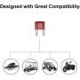 MulWark 120pc ClearMark Assorted Auto Mini-Car-Truck-Blade-Fuses Set- 5A 7.5A 10A 15A 20A 25A 30A - ATM Automotive Replacement Auto Fuse Assortment Kit w/A Puller -for Boat,Marine,RV,SUV,Trike…