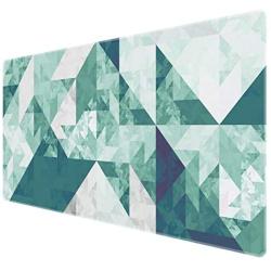 Benvo Extended Mouse Pad Large Gaming Mouse Pad- 35.4x15.7x0.12 inch Computer Keyboard Mouse Mat Non-Slip Mousepad Rubber Base and Stitched Edges for Game Players, Office, Study, Modern Design