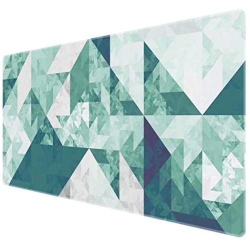 Benvo Extended Mouse Pad Large Gaming Mouse Pad- 35.4x15.7x0.12 inch Computer Keyboard Mouse Mat Non-Slip Mousepad Rubber Base and Stitched Edges for Game Players, Office, Study, Modern Design