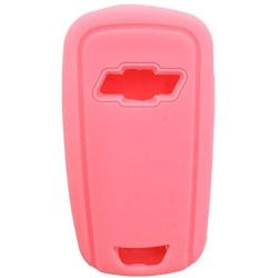 New Pink 4 Buttons Key Cover for Flip Folding Key Case Cover Silicone cover for 2010 2011 2012 2013 2014 Camaro