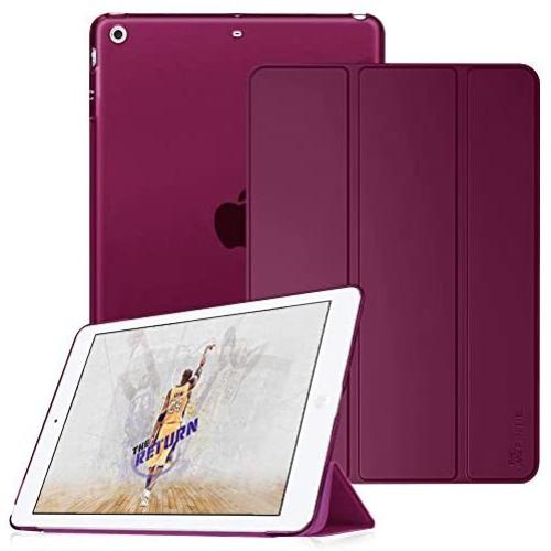 Fintie Case for iPad Mini 3/2 / 1 - Lightweight Smart Slim Shell Translucent Frosted Back Cover Protector Supports Auto Wake/Sleep for iPad Mini 1 / Mini 2 / Mini 3, Purple
