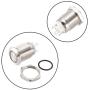 uxcell Momentary Metal Push Button Switch 12mm Mounting Dia 1NO 3-6V White LED Light