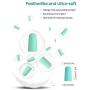 Mpow HP133A Ultra Soft Foam Earplugs 60 Pairs, Upgraded 38dB SNR Noise Reduction Sleeping Earplugs, Hearing Protection with a Carry Case, for Sleeping, Snoring, Studying, Travel, Woodworking, Mowing