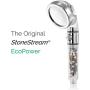 Original StoneStream EcoPower Shower Head System — Handheld Showerhead Replacement Stones
