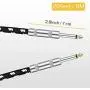 Donner Guitar Cable 20 ft Premium Electric Instrument Bass Cable AMP Cord 1/4 Straight Black White