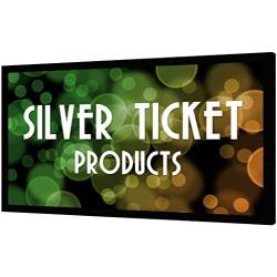 STR-169120 Silver Ticket 120'' Diagonal 16:9 4K Ultra HD Ready HDTV (6 Piece Fixed Frame) Projector Screen White Material