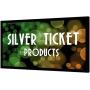 STR-169120 Silver Ticket 120'' Diagonal 16:9 4K Ultra HD Ready HDTV (6 Piece Fixed Frame) Projector Screen White Material