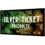 STR-169120 Silver Ticket 120'' Diagonal 16:9 4K Ultra HD Ready HDTV (6 Piece Fixed Frame) Projector Screen White Material