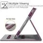 Fintie Case for iPad 10.2 Inch - [Corner Protection] Multi-Angle Viewing Folio Stand Cover with Pocket, Pencil Holder, Auto Wake/Sleep for iPad 8th / 7th Generation, Purple