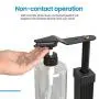 Foot Operated Soap Dispenser Hand Sanitizer Dispensers Stand Kit Non-Contact Adjustable with Pedal Refillable Soap Bottles for Office Toilet Restaurant