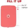 Fjallraven, Kanken Laptop Case 15'' for Everyday, Peach Pink