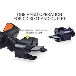 Pelotek: CD Slot Phone Mount ✮ Car Air Vent Mount ✮ Dynamic Dual Function CD Player Phone Mount Air Vent Mount ✮ Versatile Durable Universal Design Fits All Cell Phones GPS Mini Tablets Up to 6” inche