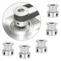 12 PCS GT2 Timing Belt Pulley 20Teeth 6.35mm Bore Timing Pulley Aluminum Wheel for 3D Printer 6mm Width GT2 Timing Belt