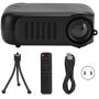 Mini Handheld Projector,Mini Portable Projector Household Projector … (Black)
