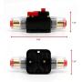UTSAUTO Circuit Breaker 100Amp Resettable Fuse Circuit Breaker Auto Car Stereo Inline Fuse Holders Inverter, Manual Reset 12V-24V DC for Automotive Marine Boat Audio System Protection