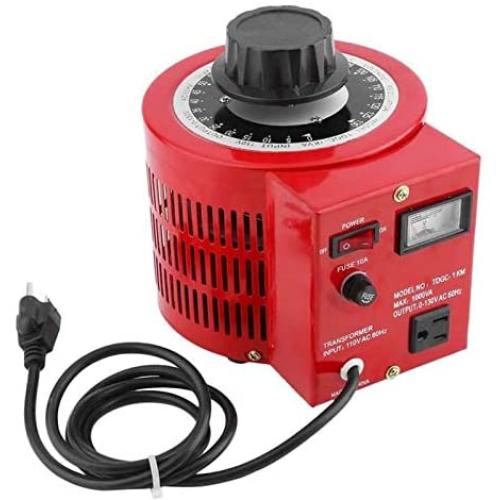Beleeb 10 Amp Variable Voltage Transformer, 120VAC Input, 0-120V/130VAC Output Automatic Voltage Regulator(1000W Max)