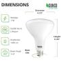 Sunco Lighting 16 Pack BR40 LED Bulb, 17W=100W, Dimmable, 2700K Soft White, 1400 LM, E26 Base, Flood Light for Home or Office Space - UL & Energy Star