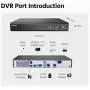 ANNKE 8-Channel 4K Security Video DVR Recorder 5-in-1 H.265+ Hybrid DVR with 1TB Hard Drive, Supports 8Pcs 4K TVI/5MP AHD/4MP CVI and CVBS Cameras and 2CH 6MP IP Cameras for Home Surveillance System