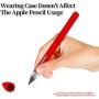 AWINNER Silicone Case Compatible with Surface Pen Holder Sleeve Skin Pocket Cover Accessories for 2017 New Surface Pen,with Protective Nib Covers (Purple)
