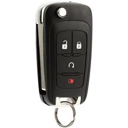 Car Key Fob Keyless Entry Remote Flip fits 2010-2017 Chevy Equinox, Sonic, Trax, Terrain (OHT01060512)