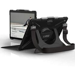 URBAN ARMOR GEAR UAG Microsoft Surface Pro X with Hand Strap & Shoulder Strap Plasma Feather-Light Rugged Ice Military Drop Tested Case
