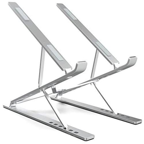 ElfAnt Laptop Stand Adjustable Portable Aluminum for 10'' - 17'' Laptop Tablet