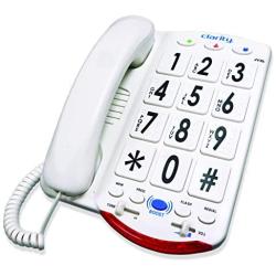 Clarity JV35W Amplified Telephone with Talk Back Numbers