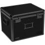 Vaultz Locking File Storage Chest, Two-Handled, Letter/Legal File Storage, Tactical Black, 16.5 x 13.5 x 12 inches