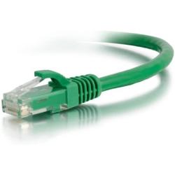C2G/Cables to Go 24229 Cat5e Snagless Unshielded (UTP) Network Patch Cable, Green (1 Foot/0.30 Meters)