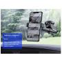 Universal Car Phone Mount with 360° Viewing, Windshield Car Phone Mount Long Arm with Secure Hold and Clip in Stability, Heavy Duty Phone Suction Cup Mount Base. Universal Car Dashboard Phone Holder