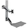 Tripp Lite Wall-Mount for Sit-Stand Desktop Workstation Standing Desk, Single Display w/ Thin Client Mount, for 13 to 27 in. Monitors (WWSS1327RWTC)