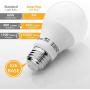 A19 LED Light Bulbs- 6 Pack, AmeriTop Efficient 9W(60W Equivalent) 830 Lumens General Lighting Bulbs, UL Listed, Non-Dimmable, E26 Standard Base (3000K Warm White)