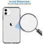 JETech Case for iPhone 11 (2019), 6.1-Inch, Shockproof Bumper Cover, Anti-Scratch Clear Back (Grey)