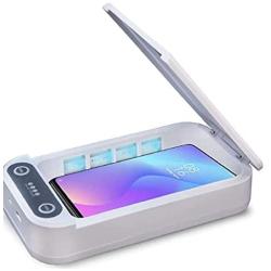 UV Light Sanitizer Box, UV LED Sterilizer Beauty Storage Box for Mobilephone, Nail Tool, Makeup Tools with UVC LEDs