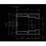 G-2 405nm/445nm/515nm - Engraving Laser Lens - Collimation Glass Lens - Single Element G2