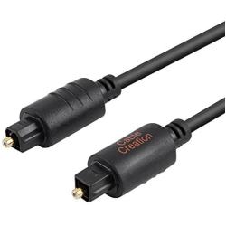 Digital Optical Audio Cable (6 Feet), Fiber Optical Toslink Cable for Home Theater, Sound Bar, TV, PS4, Xbox, VD/CD Player, Blu-ray Players,Game Console& More, 1.8M