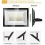 SOLLA 400W LED Flood Light, IP66 Waterproof, 32000lm, 2140W Equivalent, Super Bright Outdoor Security Lights, 6000K Daylight White, Floodlight Landscape Wall Lights