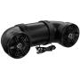Sound Storm Laboratories BTB8 ATV UTV Weatherproof Sound System - 8 Inch Speakers, 1 Inch Tweeters, Amplified, Bluetooth, Aux-In, Easy Installation for 12 Volt Vehicles